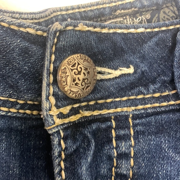 Silver Jeans Suki Capri Jeans Size 29 - Picture 4 of 14